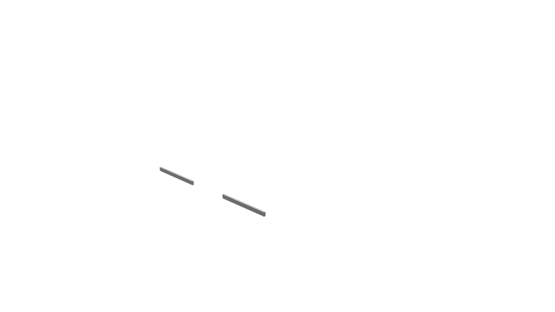 Base Rail Slide Wide Alu Front