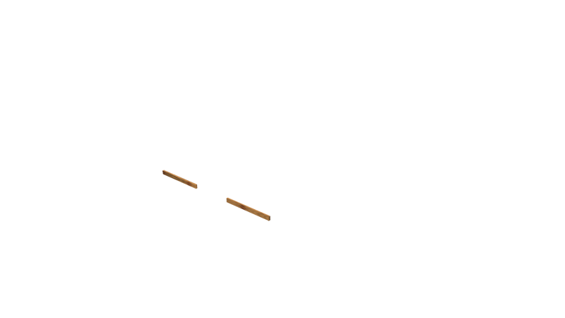 Base Rail Slide Wide Timber Front