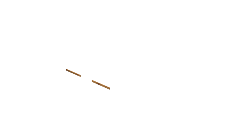 Base Rail Timber Front