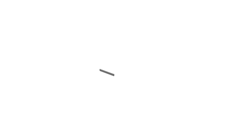 Rail Double Slide Alu Front R