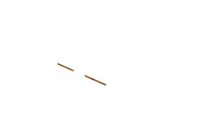 Base Rail Slide Wide Timber Front