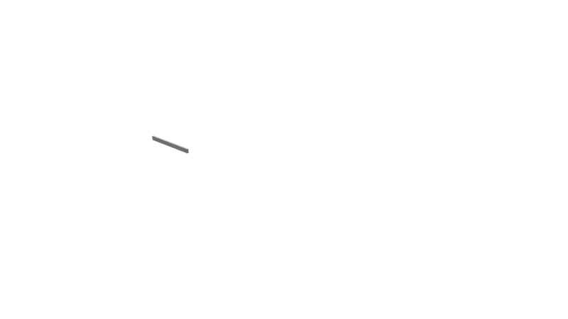 Rail Double Slide Alu Front