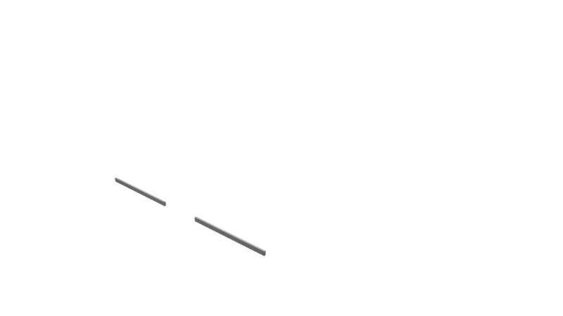 Base Rail Slide Wide Alu Front