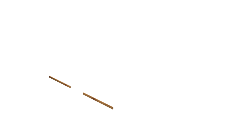 Base Rail Slide Wide Timber Front