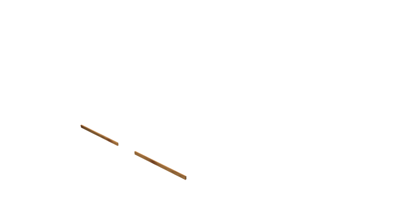 Base Rail Slide Timber Front