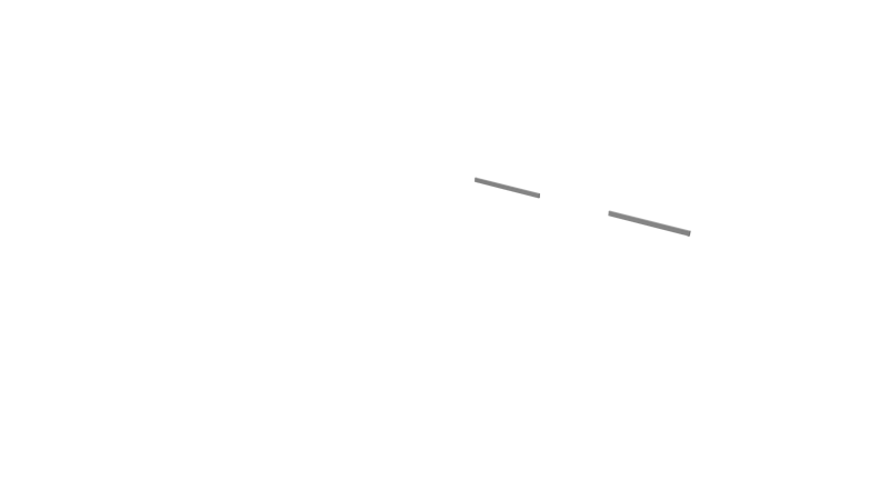 Base Rail Double Slide Alu Back