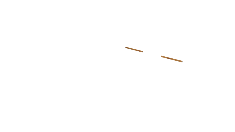 Base Rail Double Slide Timber Back