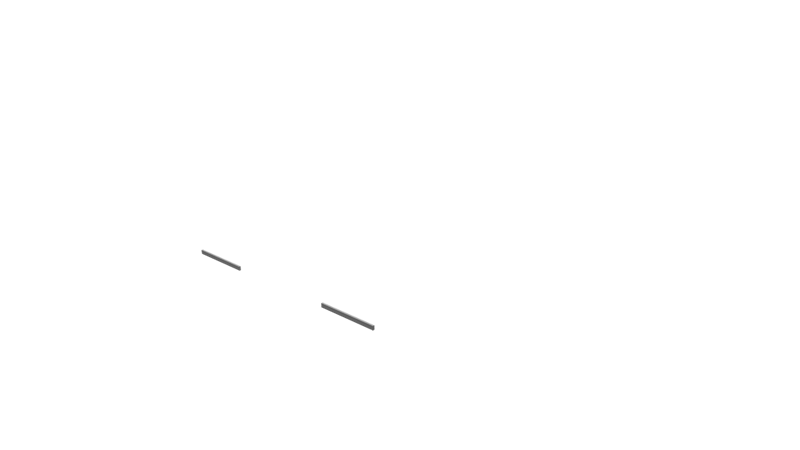 Base Rail Double Alu Front