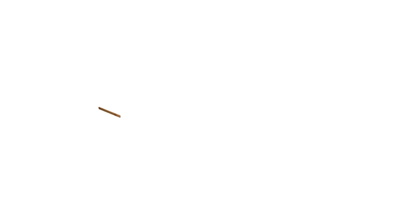 Rail Double Slide Timber Front