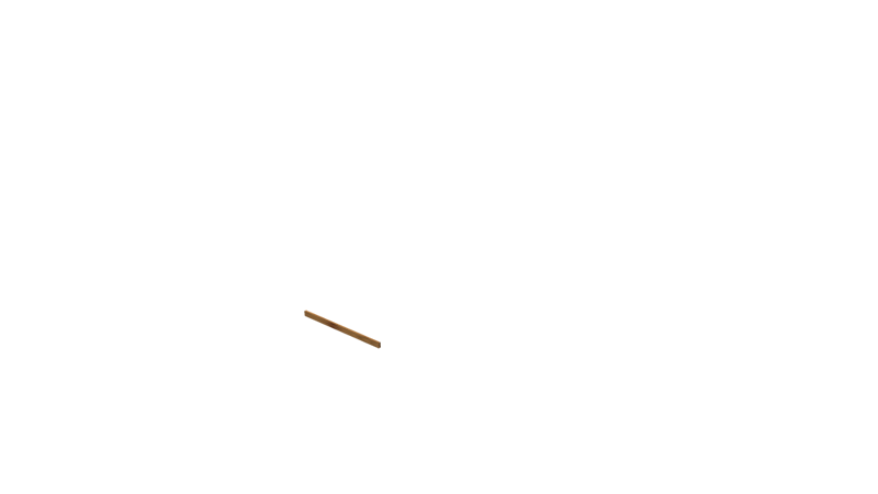 Rail Double Timber Front R