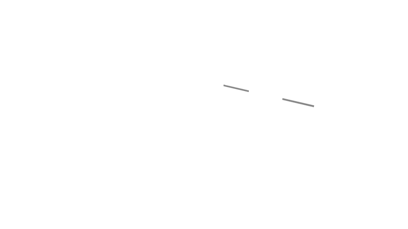 Base Rail Double Slide Alu Back