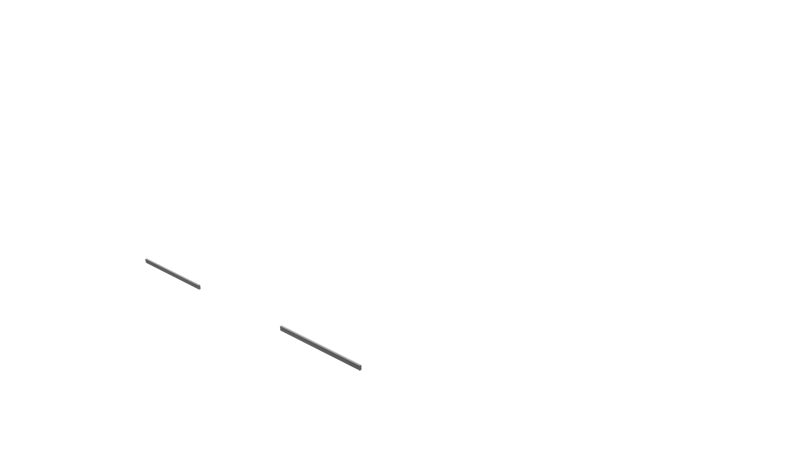 Base Rail Double Alu Front