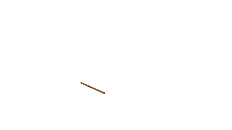 Rail Double Timber Front R