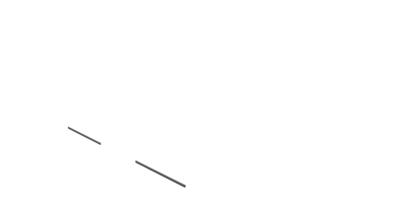 Base Rail Double Slide Alu Front