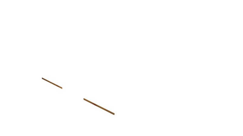 Base Rail Double Slide Timber Front