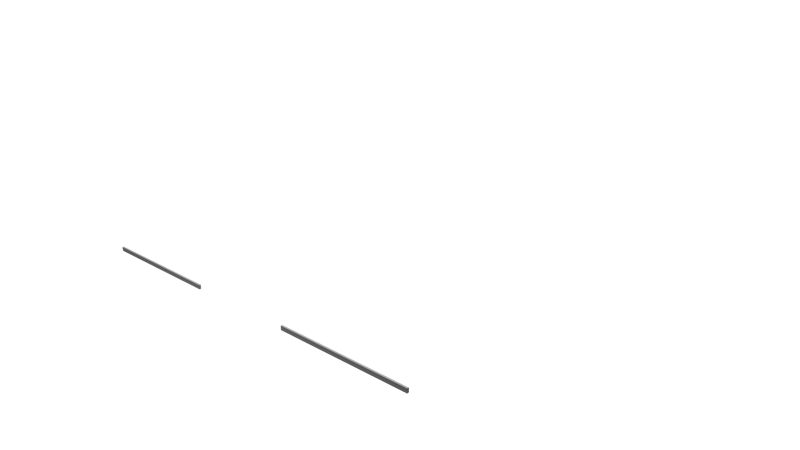 Base Rail Double Alu Front