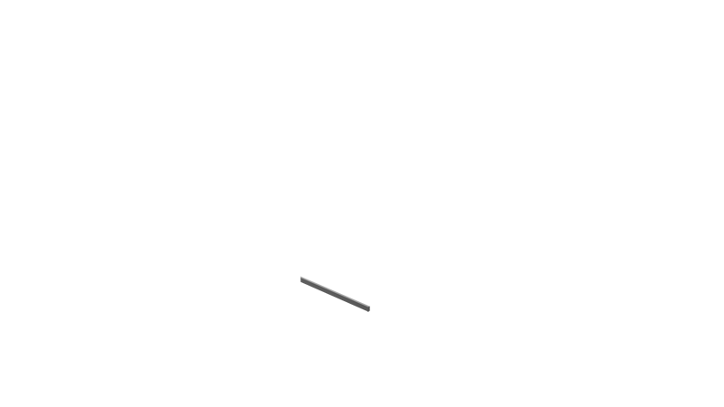 Rail Double Slide Alu Front R