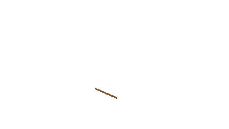 Rail Double Slide Timber Front R