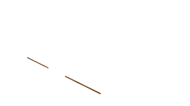 Base Rail Double Slide Timber Front