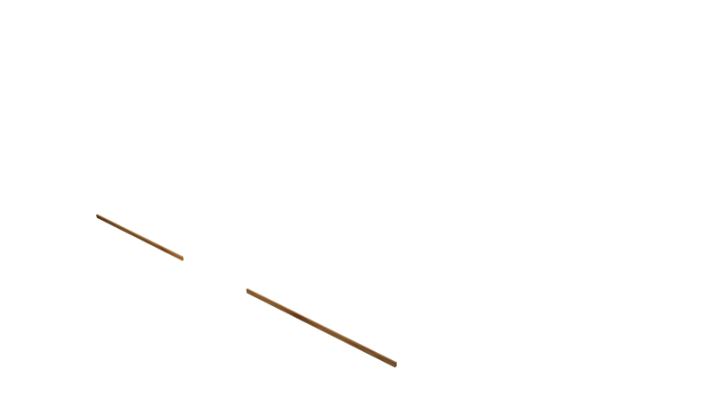 Base Rail Double Slide Timber Front