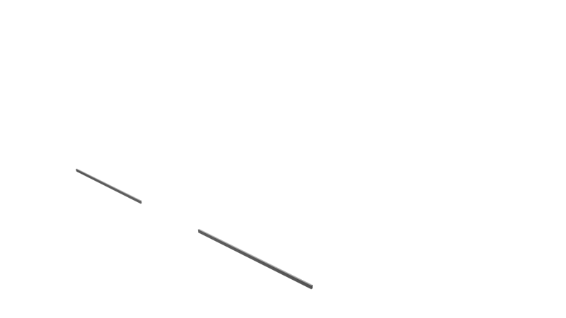 Base Rail Double Alu Front