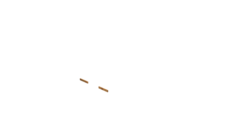 Base Rail Slide Timber Front