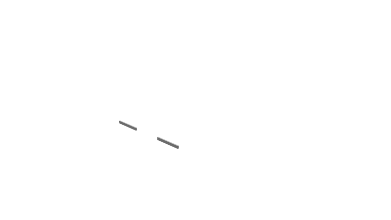 Base Rail Slide Wide Alu Front