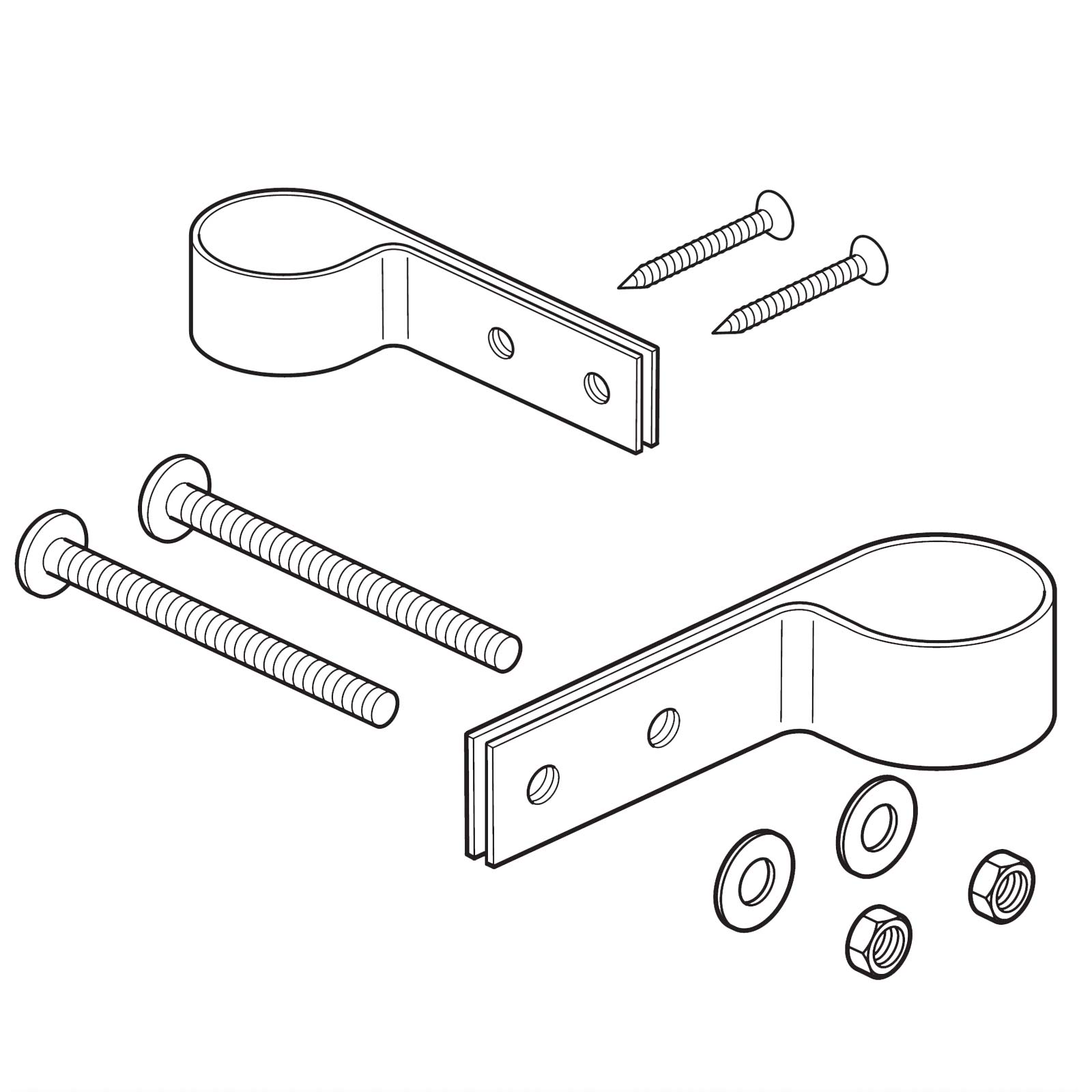 P Clips Attach Timber to Polytunnel Tubes First Tunnels
