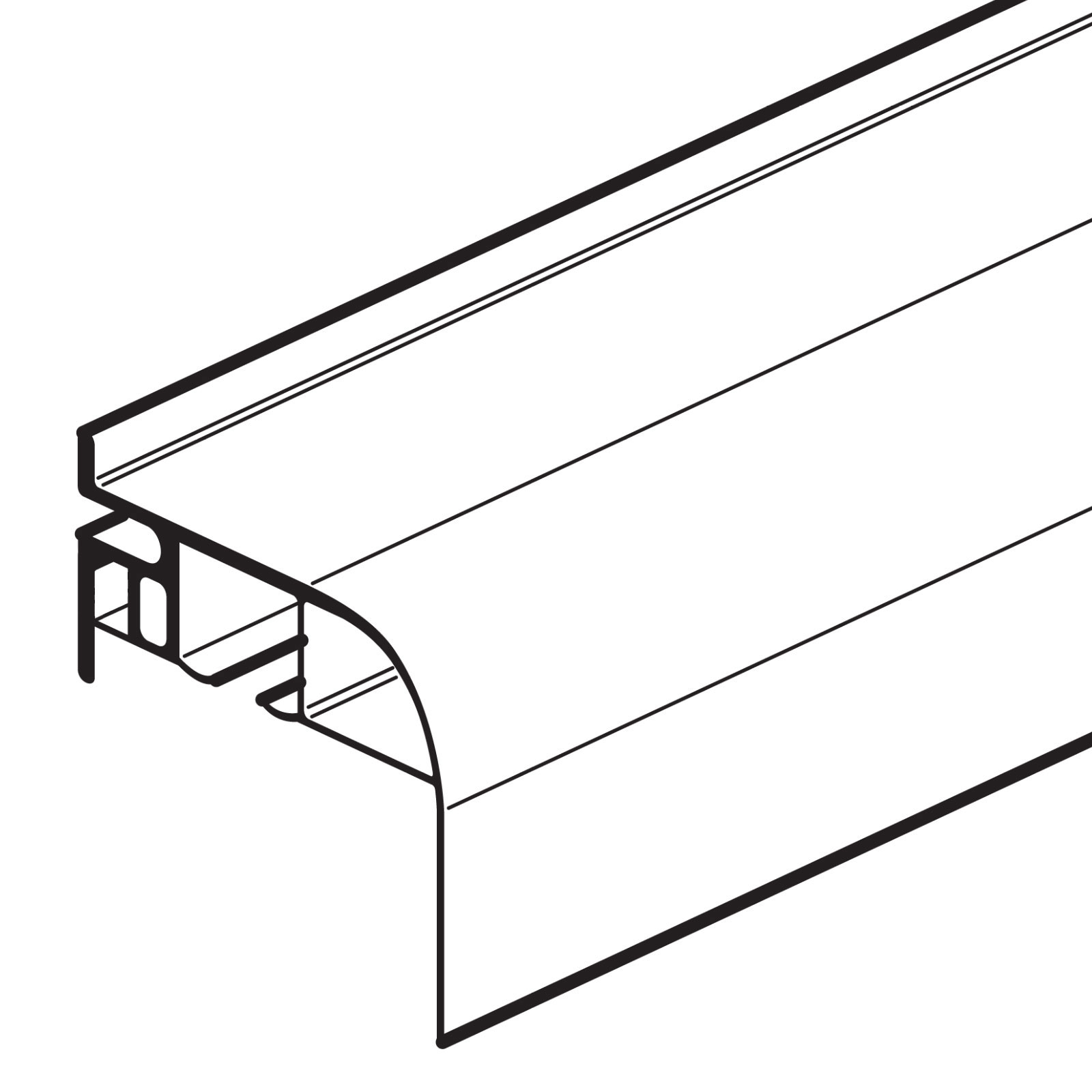 Aluminium Sliding Door Track for Polytunnels First Tunnels
