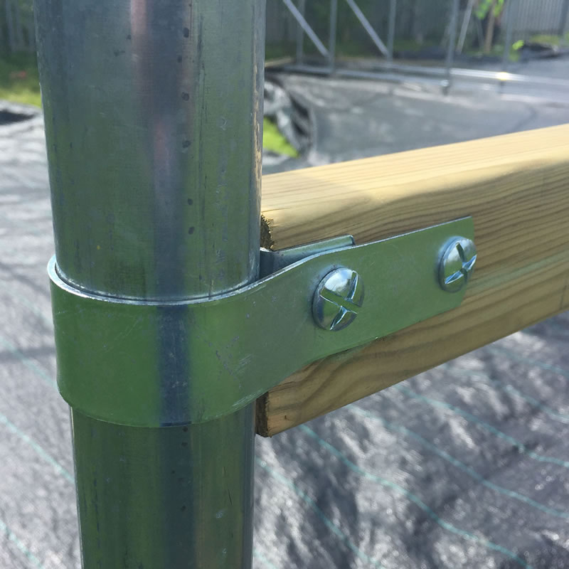 P Clips Attach Timber to Polytunnel Tubes First Tunnels