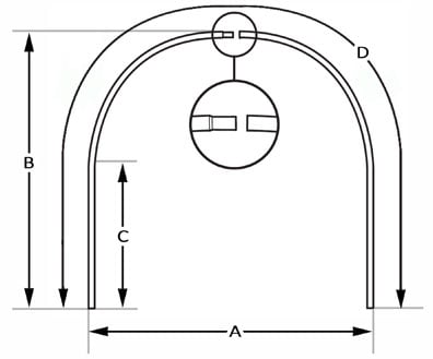 cloche hoop diagram