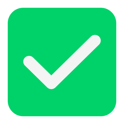 green tick