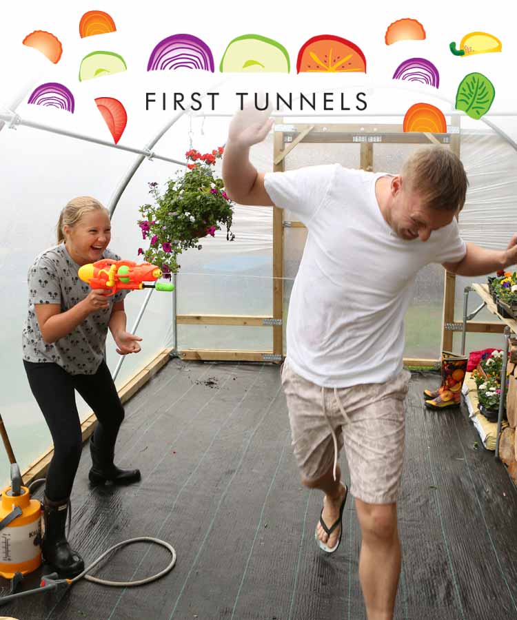 polytunnel water fight