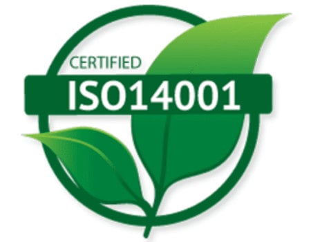 ISO 14001 certified company