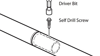 metal self drill screw