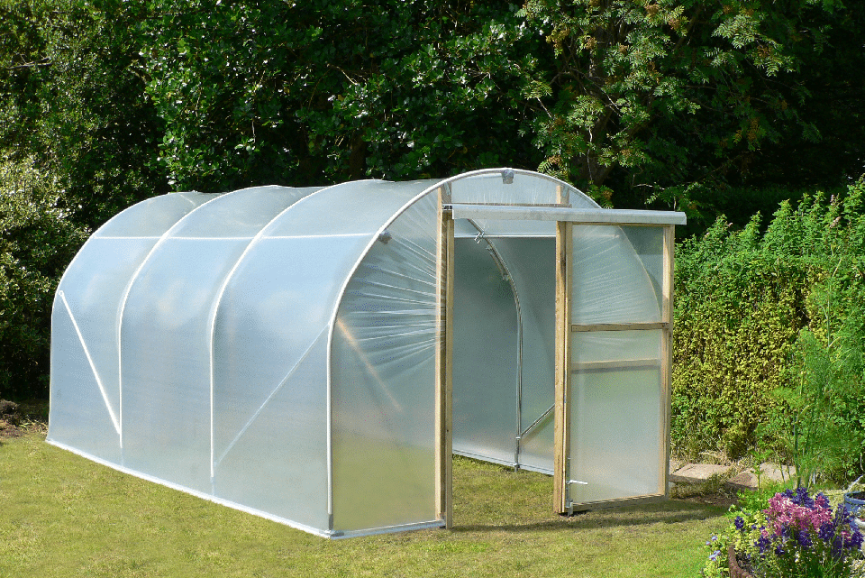 a secured polytunnel with the right precautions to answer how to stop polytunnel blowing away