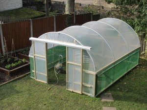 10ft x 15ft Polytunnel a polytunnel used for garden makeover ideas