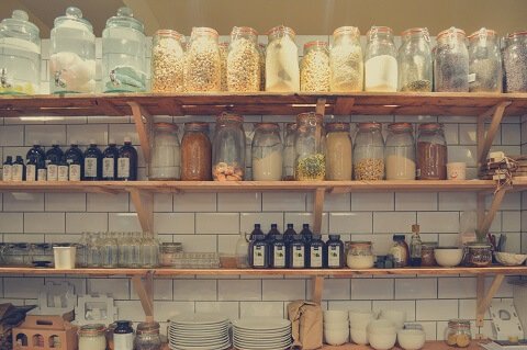 stocked pantry