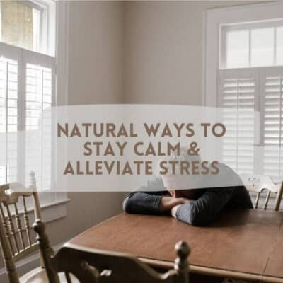 Natural activities to help anxiety and alleviate stress