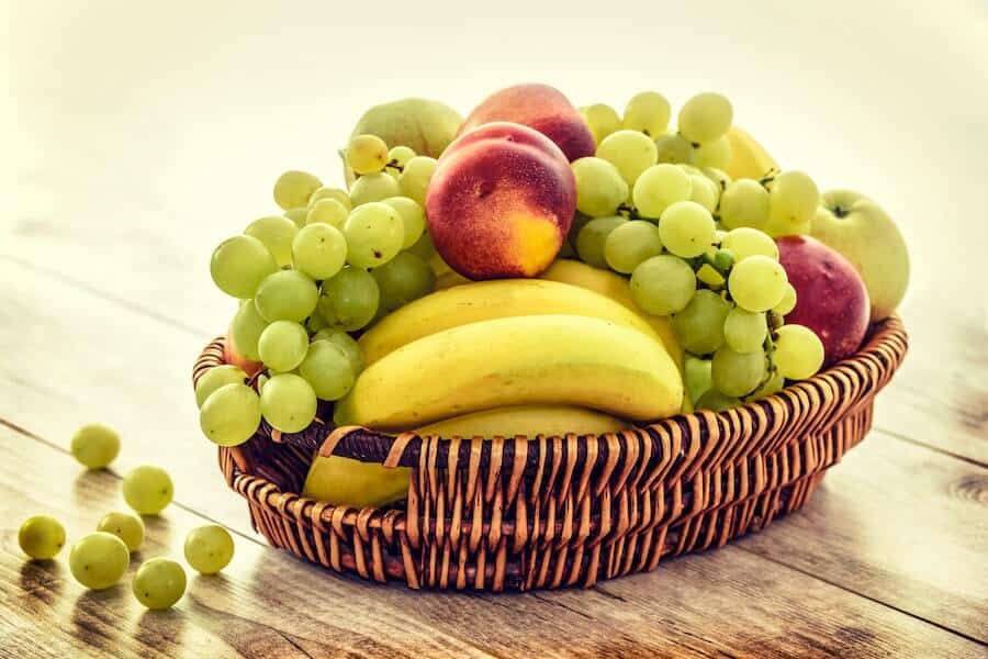 basket of fresh fruit