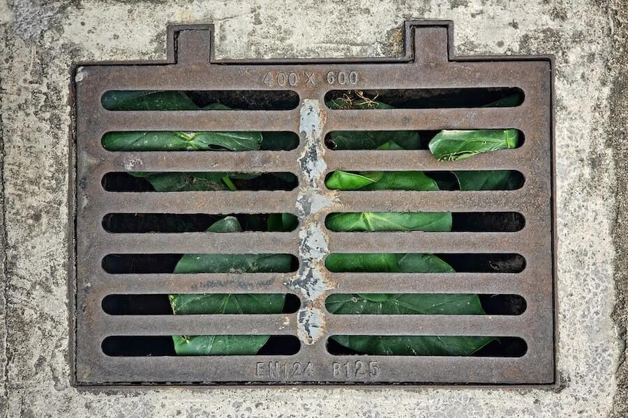 a garden drainage system to stop garden flooding
