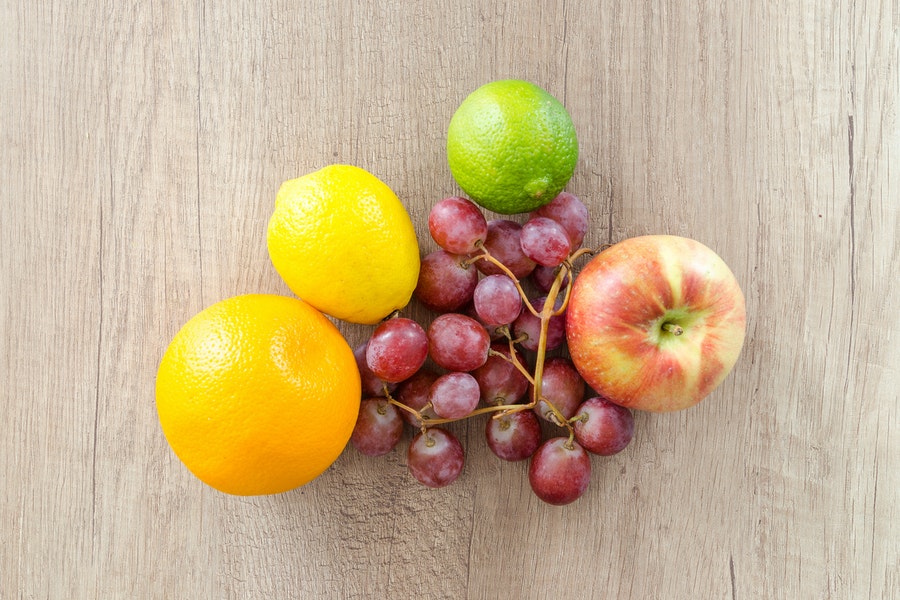 fresh fruit ready for fermenting