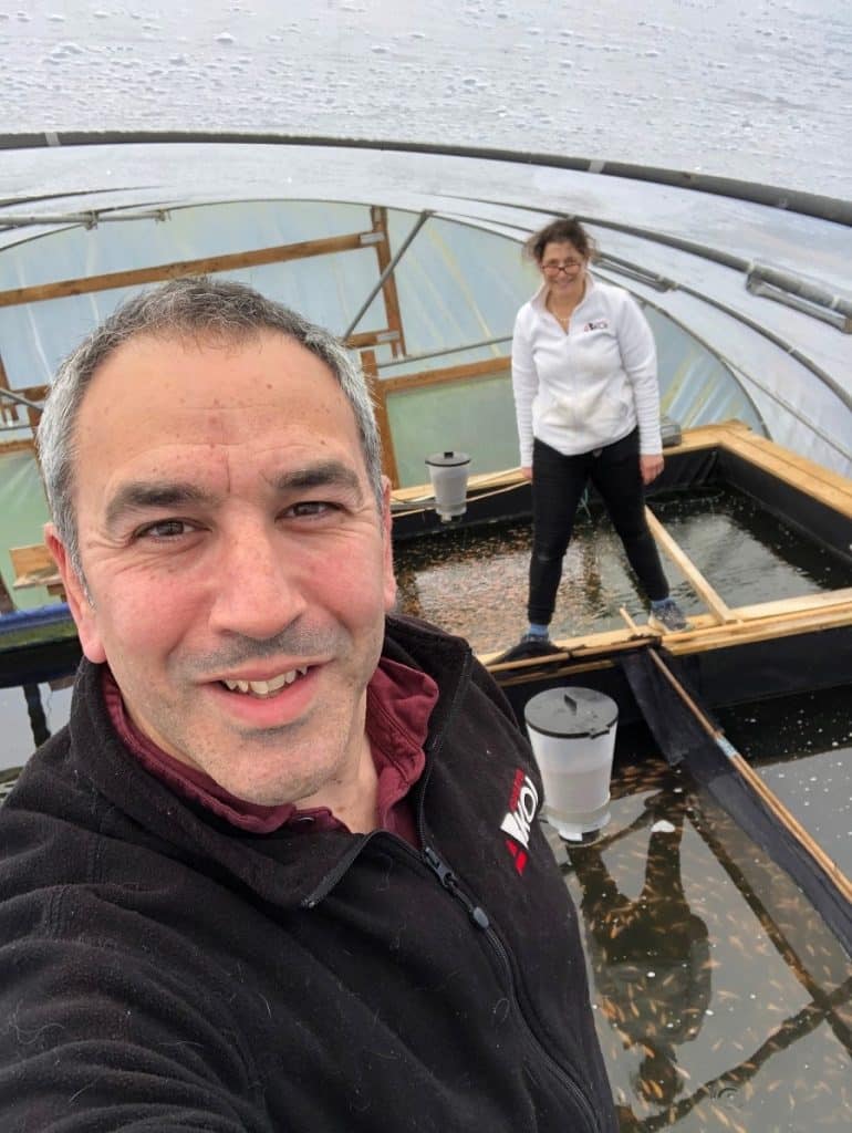 Selfie at Byer Koi Farm