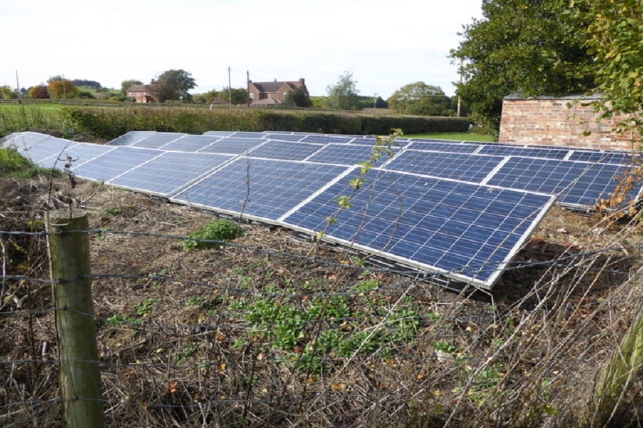 learn how to improve a garden shed by adding solar panels