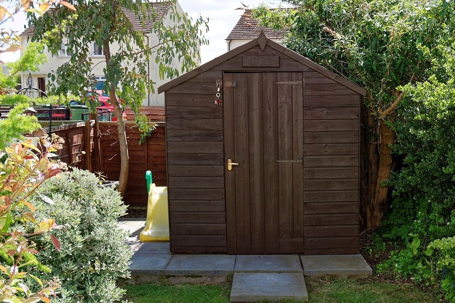 learn how to improve a garden shed for security and stability