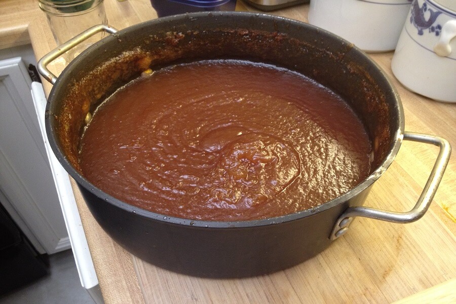 how to make apple butter mixture step by step