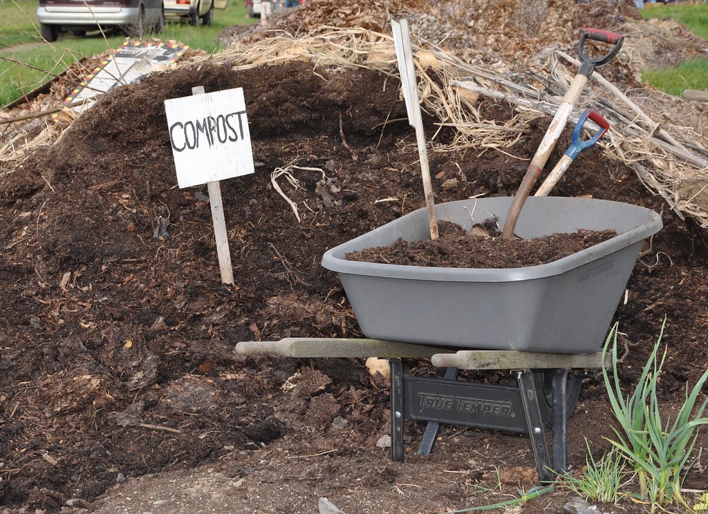 adding compost to improve poor soil