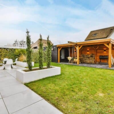 new build garden designs