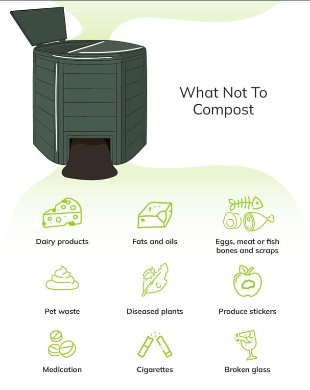 knowing what not to compost