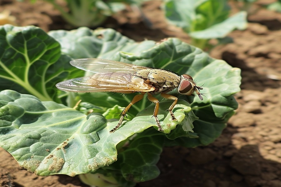 symptoms of cabbage root fly